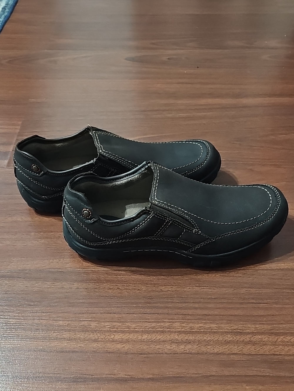 Dockers Black Slip-On Casual Loafers